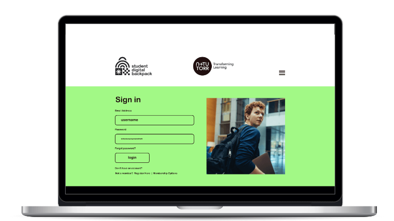 a student learning journey web portal